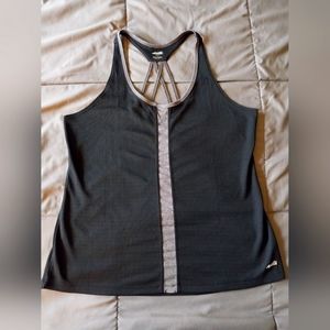 Avia black & grey activewear tank top